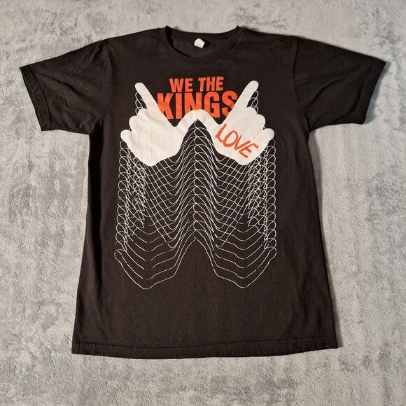 We The Kings Love T-Shirt Official Somewhere Somehow Warped Tour Size Medium - Picture 1 of 6